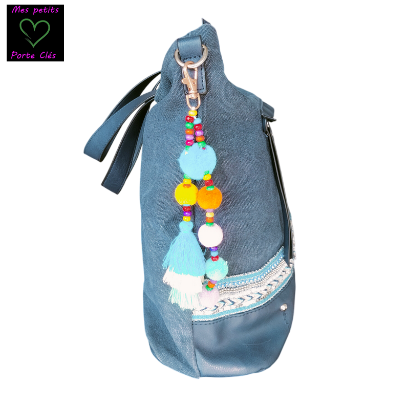 Porte-clés Bijou de sac Bohême