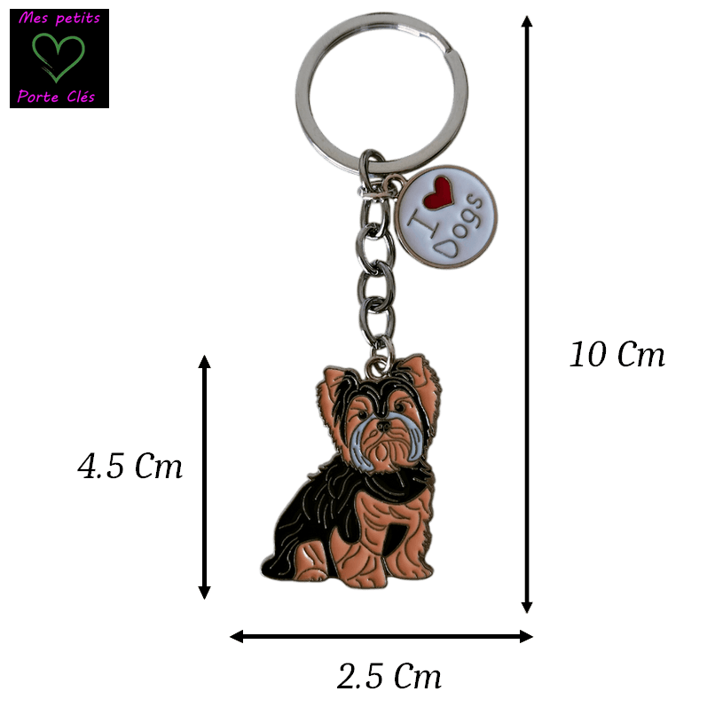 Porte-clés chien Yorkshire